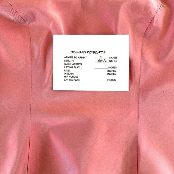 100% Silk V Neck V Back Fully Lined Top - Picture 2 of 5